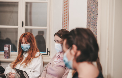Utrinki s pogovora o mladi dramatiki  <em>Foto: Maša Pirc</em>